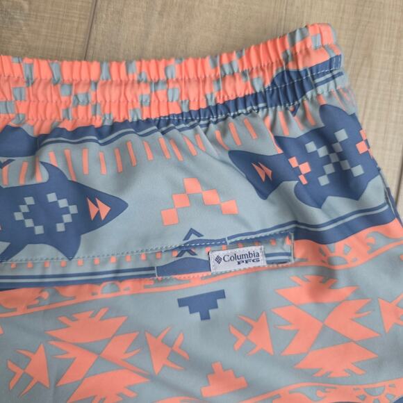 Columbia PFG Rambler Water Short Sandalwood Pink Board Shorts Men Sz XL - Picture 10 of 10